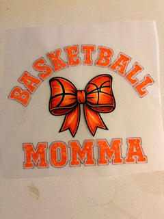 Basketball Momma Bow DTF Transfer