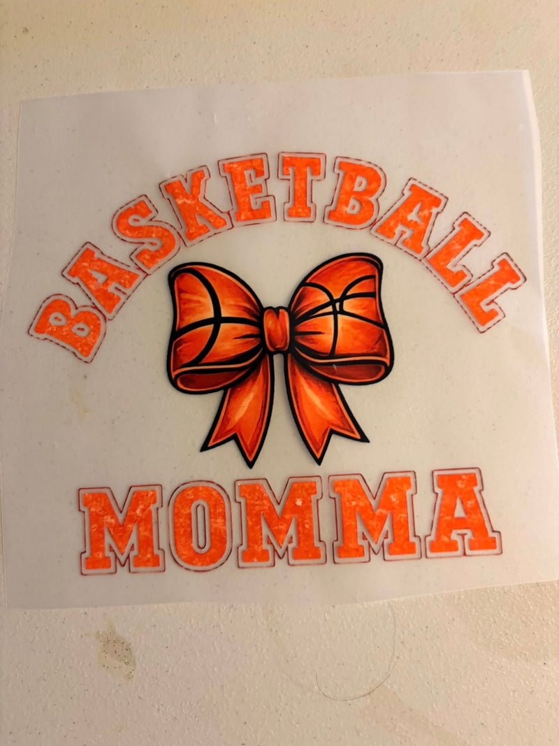 Basketball Momma Bow DTF Transfer