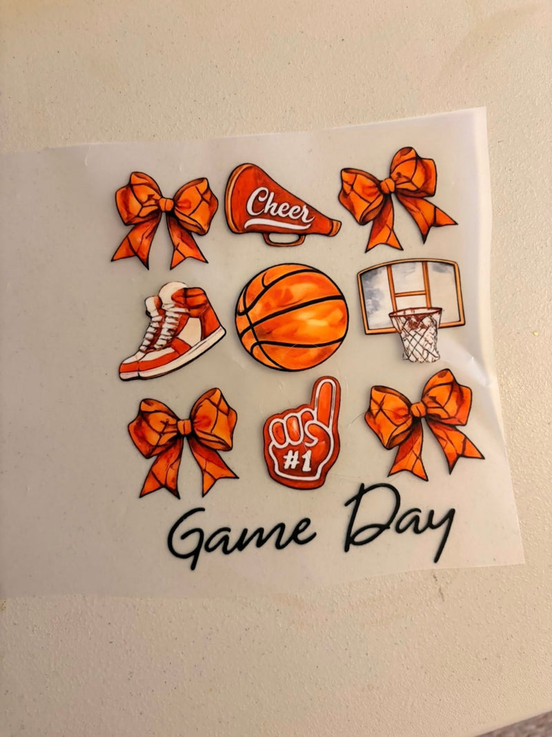 Basketball Game Day Collage DTF Transfer